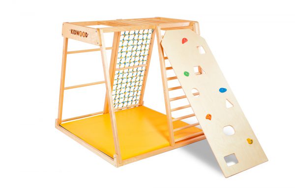 indoor home climbing wall wooden for playground