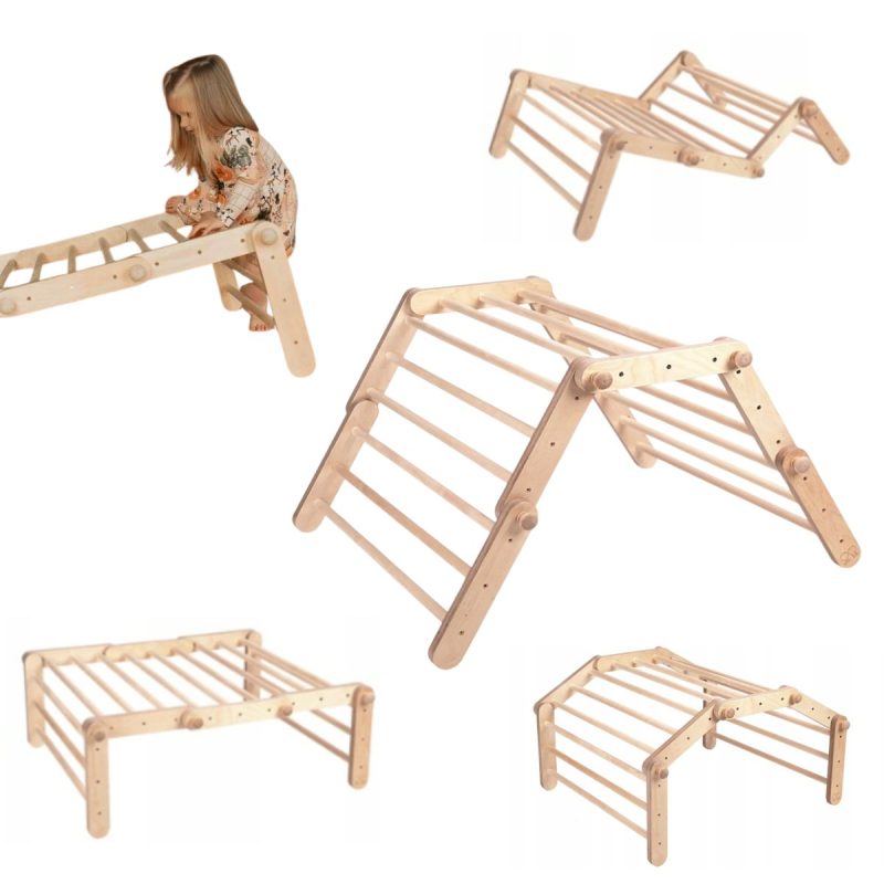 Indoor Wooden Climbing Frame Fipitri