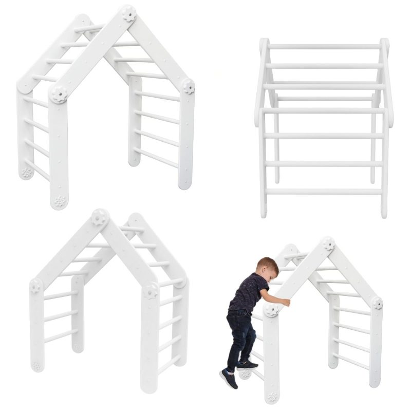 Indoor Wooden Climbing Frame Flip