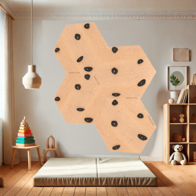 indoor home climbing wall hexagon (5)