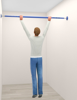 Pull-up bar wall mounted
