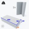 gymnastic mattress 100x100x10cm 2 piece Comet11