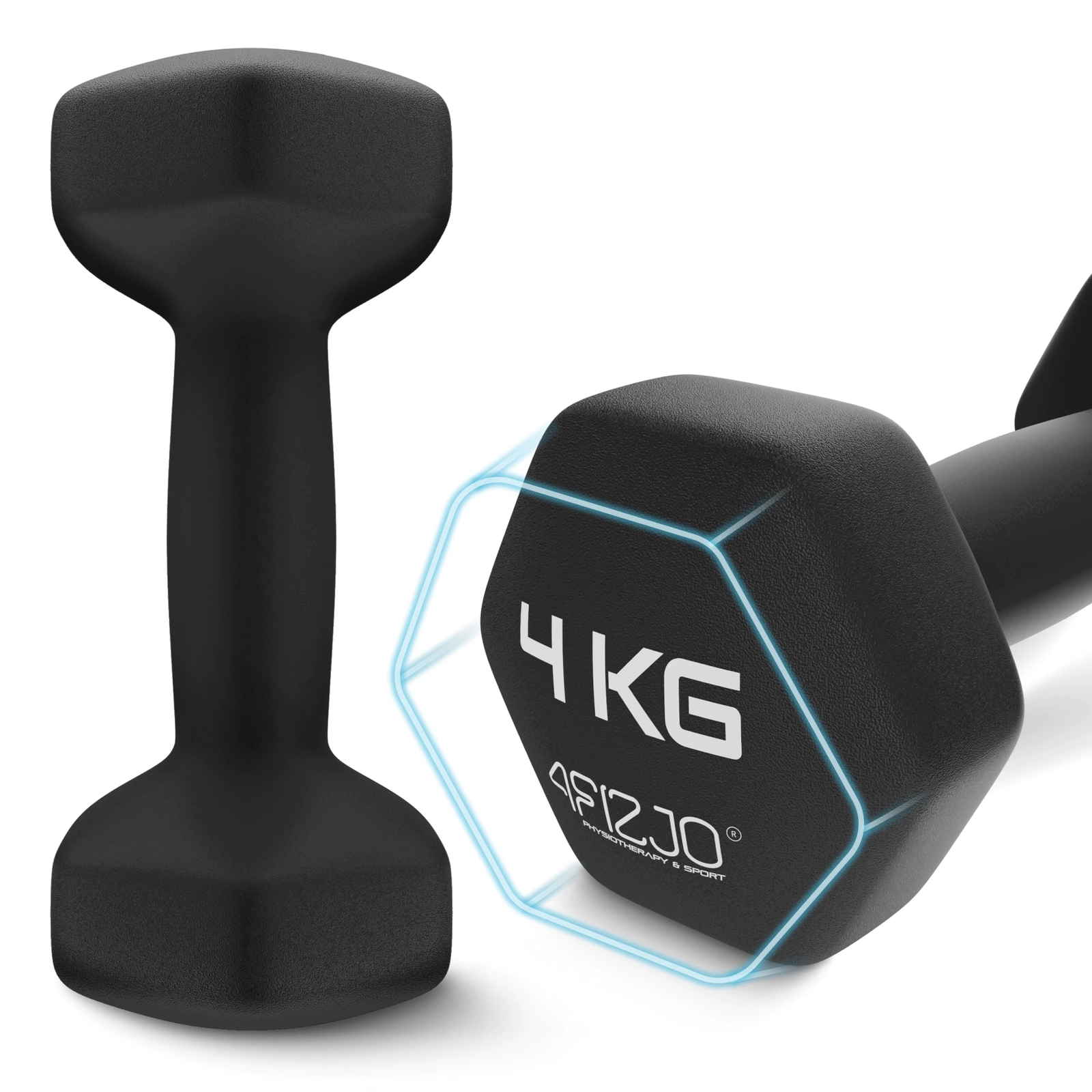 hantelki klasyczne 4 kg 2 szt4