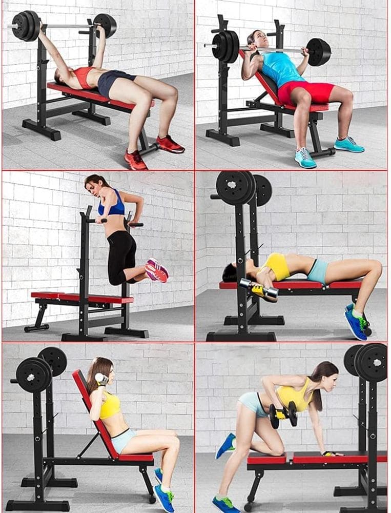 incline training bench with barb