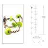 gym climbing rope with supports outdoor 2 m4