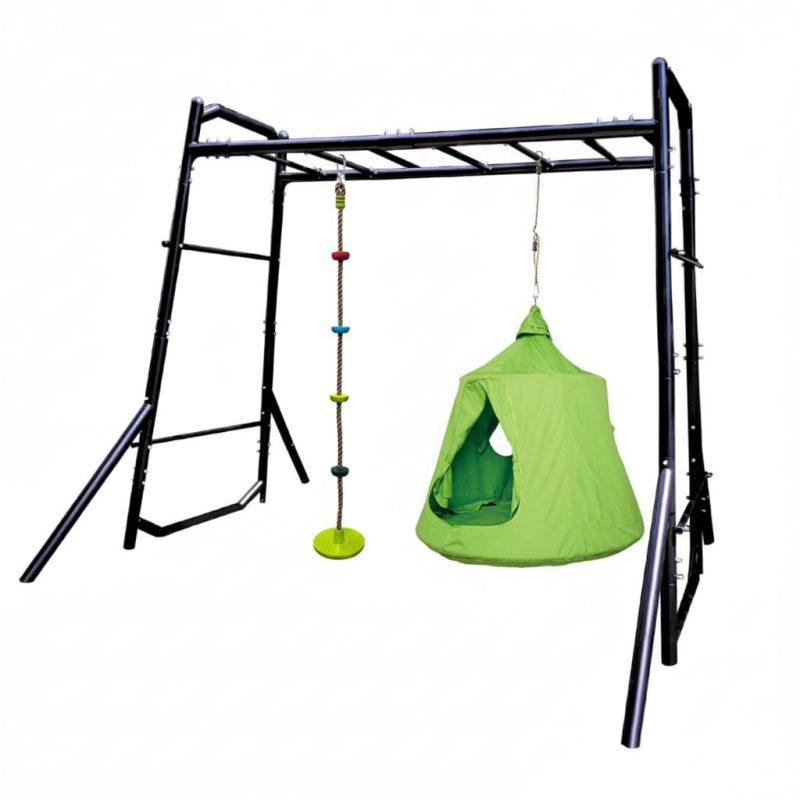 Garden Gym Monkey Bar Nest Swing with Tent