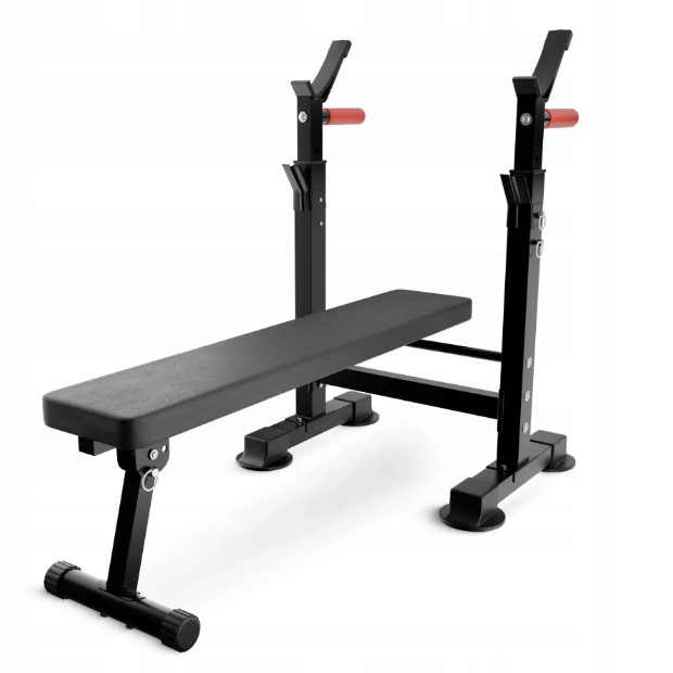 Weight Bench with Barbell Stands